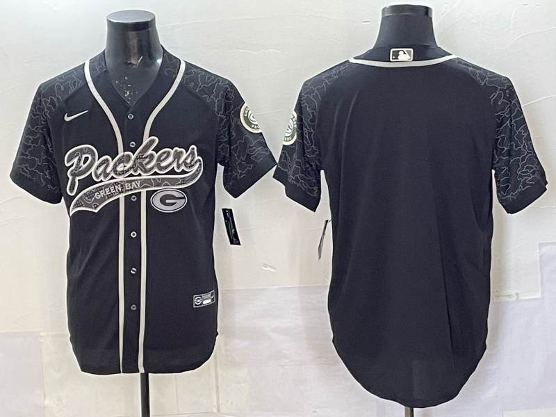 Men Green Bay Packers #1 Parsons blank black Nike NFL 2025 jersey 05->green bay packers->NFL Jersey